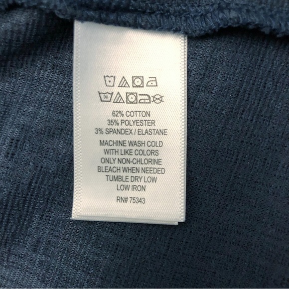 AMARYLLIS Navy Oversized Relaxed Fit Scoop Neck Tunic Midi Dress. Medium - Picture 6 of 13